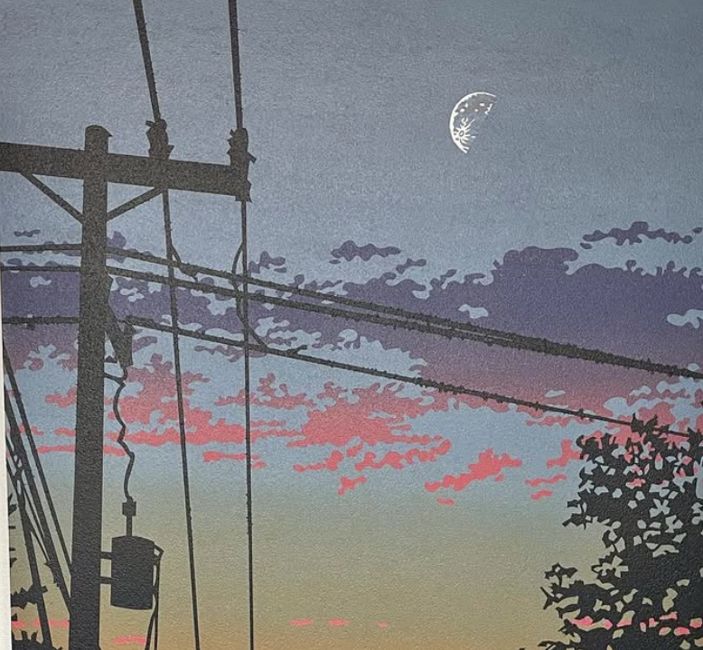 Hand-made postcard art